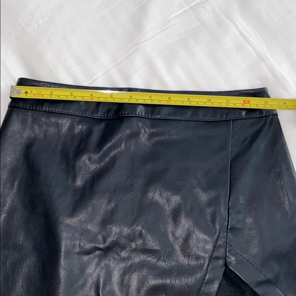 PRICED TO SELL - Vegan Leather Skirt - Picture 3 of 6